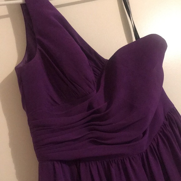 Purple Bridesmaid Dress - Picture 2 of 3